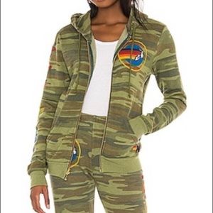 Aviator Nation Zip-Up Hoodie